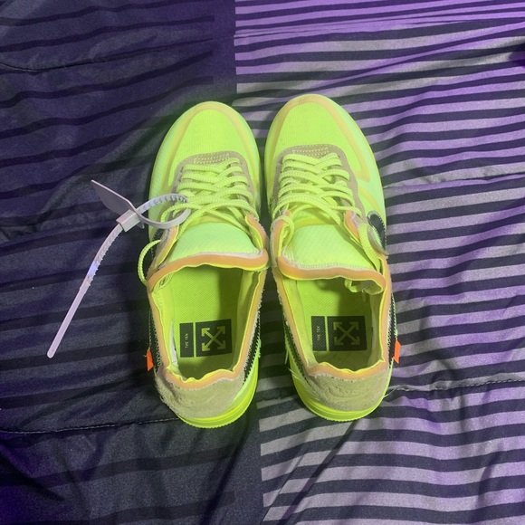 neon air force 1 off white